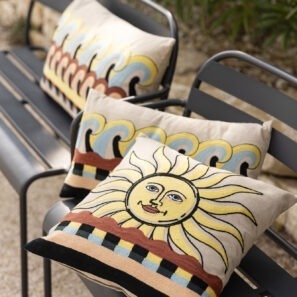 Adria Multico embroidered cushion