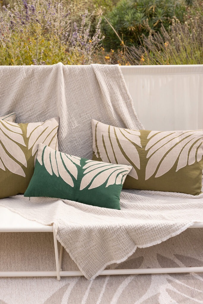 Coussin Nilos Cèdre 45 x 45 - Abysse, 30 x 50