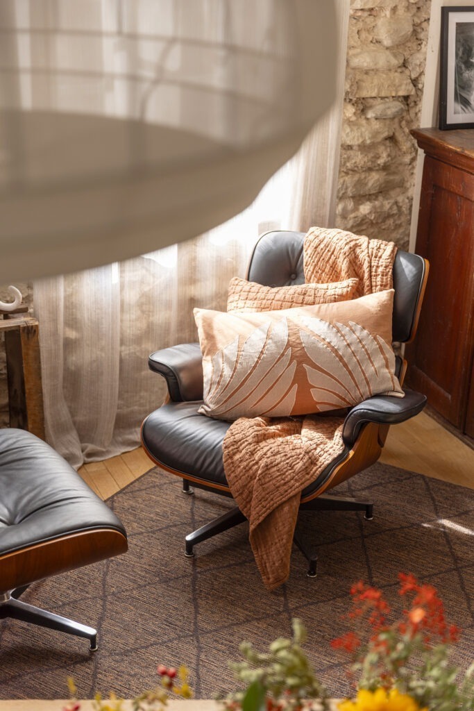 Coussin Nilos Cèdre 45 x 45 - Moka, 40 x 65
