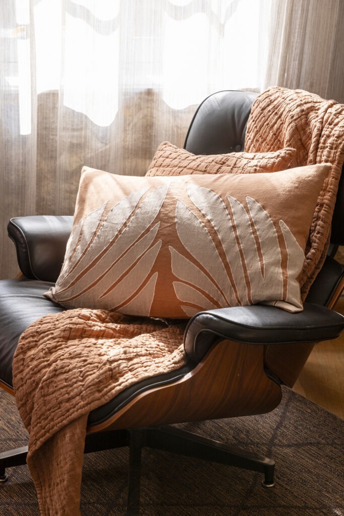 Coussin Nilos Cèdre 45 x 45 - Moka, 40 x 65