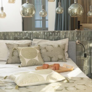 Coussin imprimé Tito Naturel