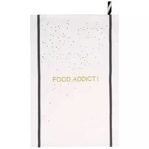 Torchon Food Addict Or 50 x 70