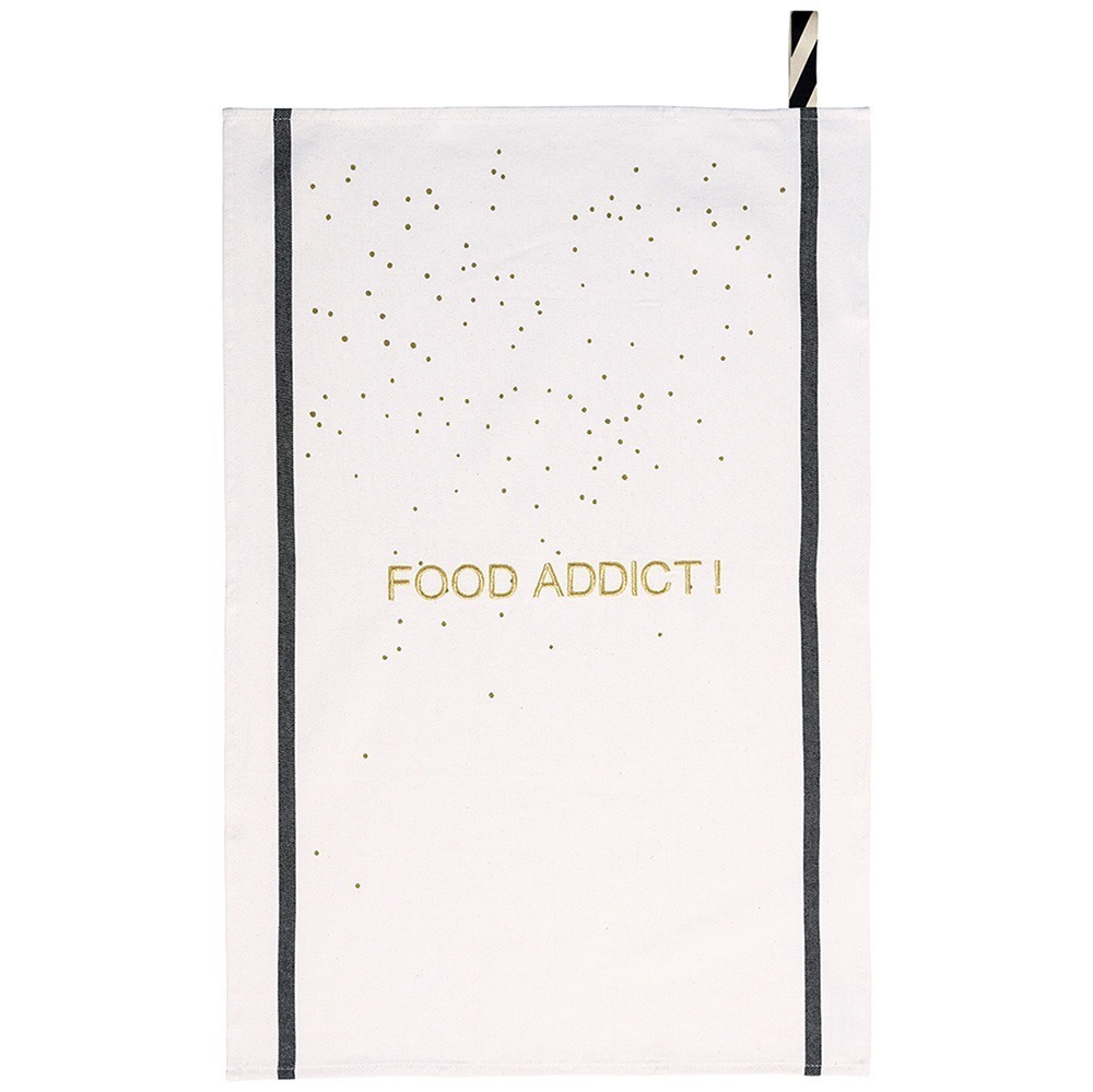 Torchon Food Addict Or 50 x 70