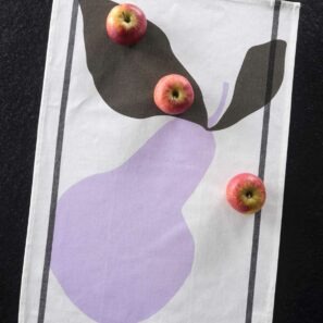 Torchon Poire 50 x 70 - Lilas