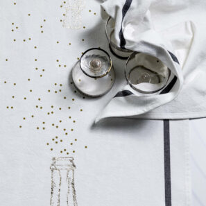 Torchon Party Or 50 x 70