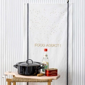 Paño de cocina Food Addict Oro 50 x 70