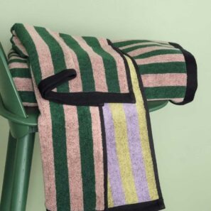 Serviette de toilette Charly 50 x 100 - Basilic