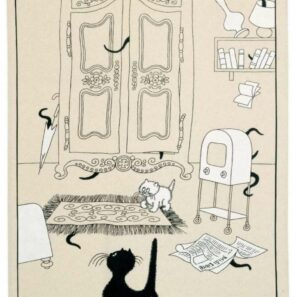 Torchon Dubout Cache-cache Ecru 48 x 72