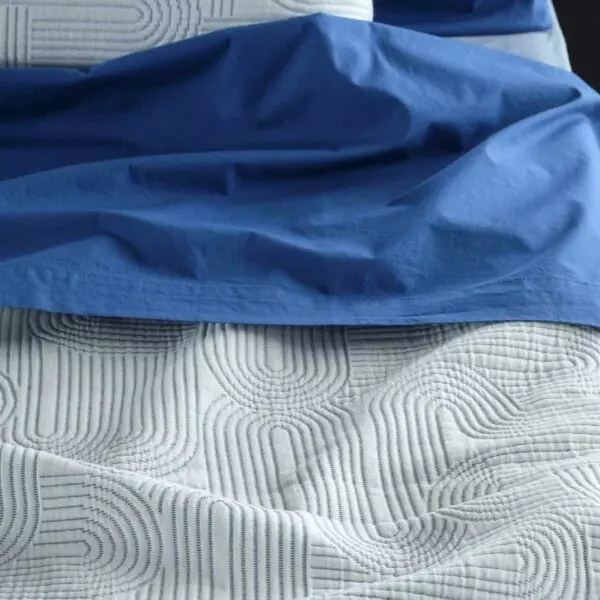Jeté Kiko 180 x 260 - Indigo, 180 x 260