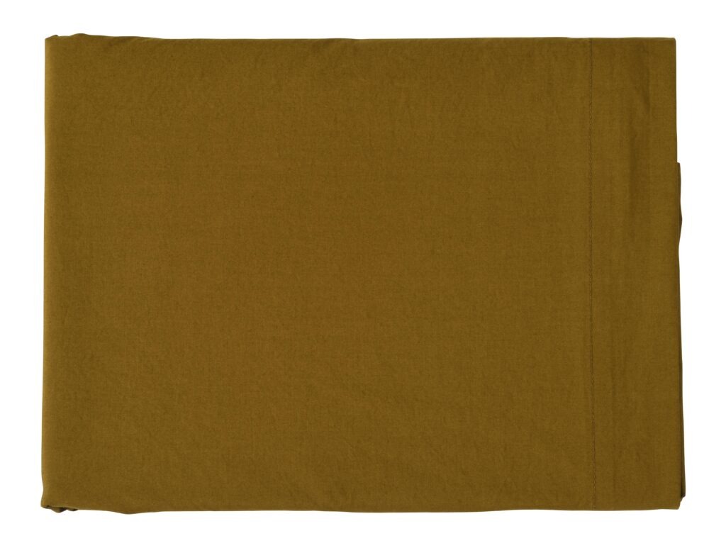 Drap plat Céleste en coton bio - Nuts