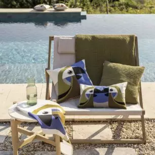 Loro tea towel