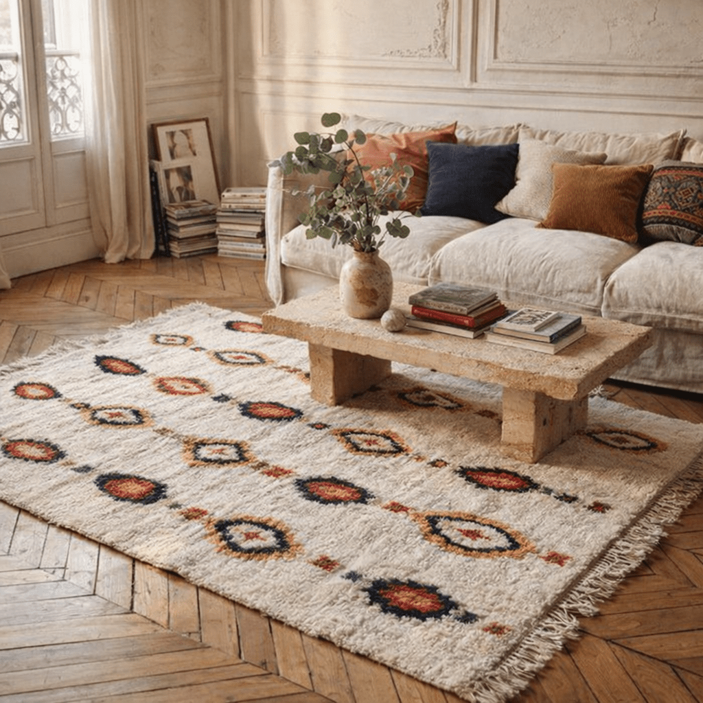 Dorrigo Ivory Rug Dorrigo Ivory Rug, 100% Cotton