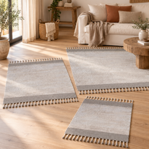 Wigan Teppich in Elfenbein/Beige