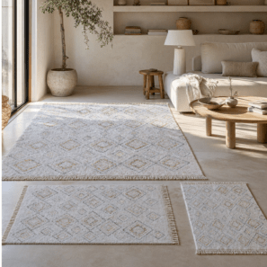 Tapis Salford Ivoire/Multi