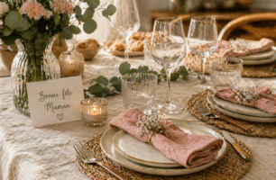 fête des mères table