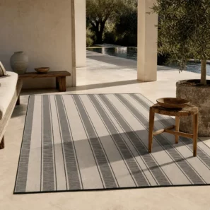 Tapis paomia outdoor perle