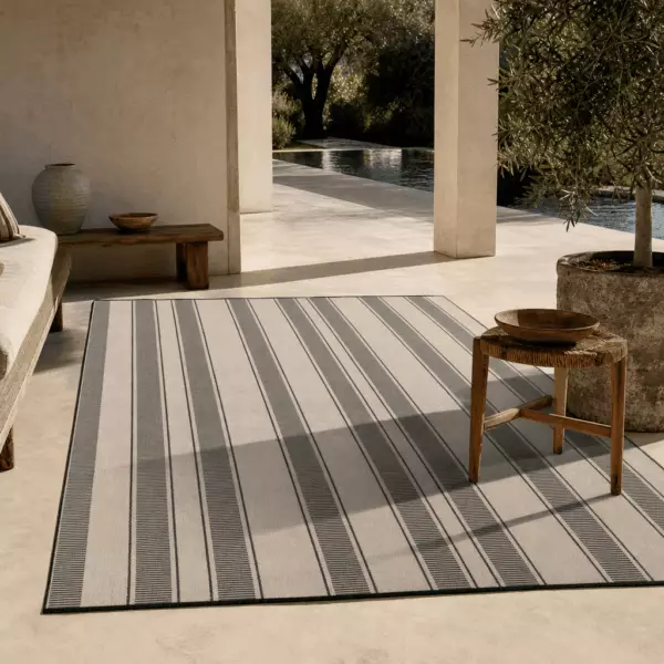Tapis Paomia 2 outdoor Perle
