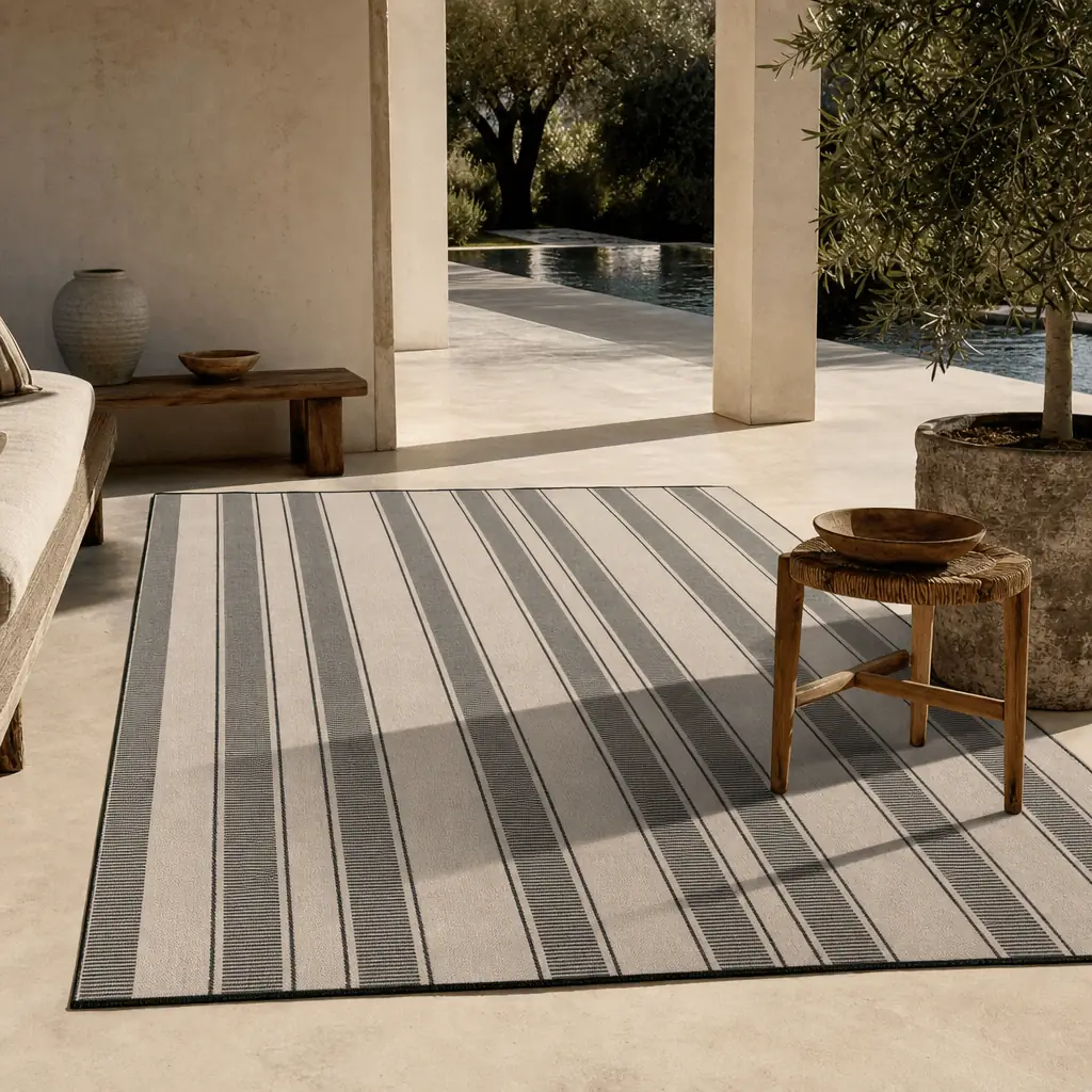 Tapis paomia outdoor perle