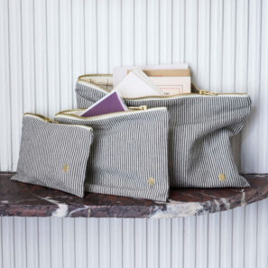 Pochette Finette Caviar – vue produit – Anna & Moi