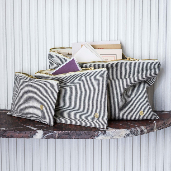 Pochette Finette Caviar – vue produit – Anna & Moi