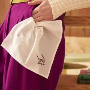 Pañuelo Hankie, color « negro »