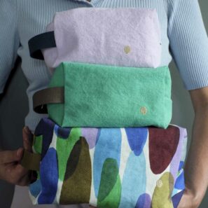 Trousse cube Iona – vue produit – Anna & Moi