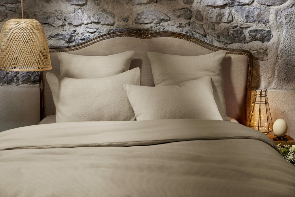 Housse de couette ALMA Ficelle ambiance