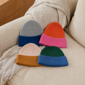 Bonnet en laine d’agneau Benny