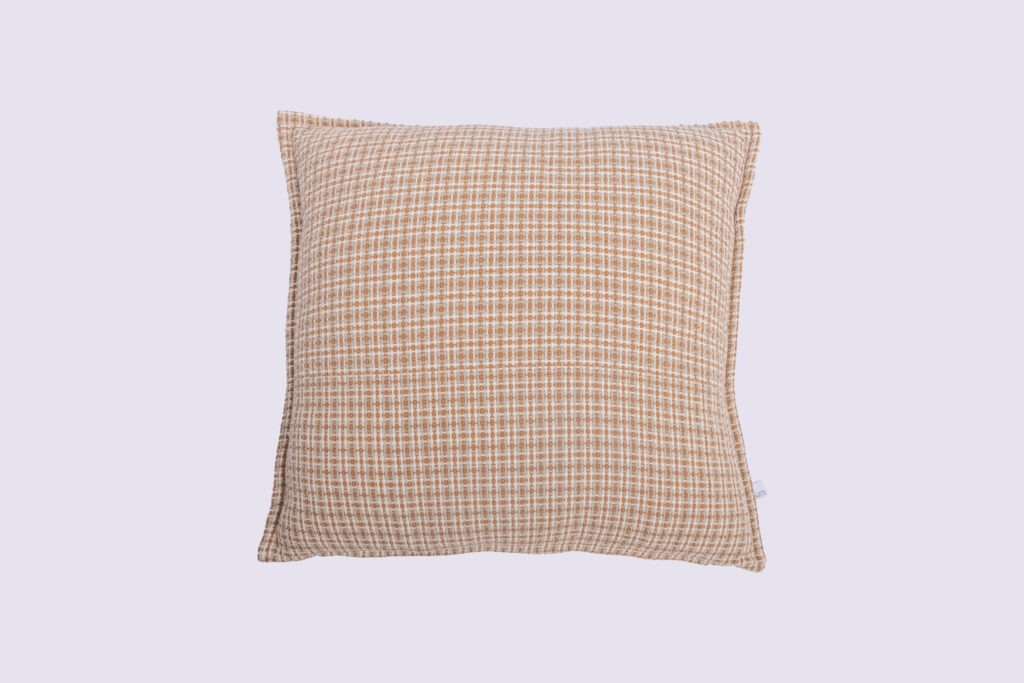 Coussin EDGAR en coton texturé 50 × 50 cm