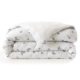 Housse de couette réversible ELEONORE en double gaze de coton