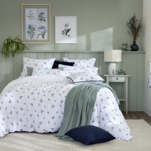Chambre avec la housse de couette ELEONORE
