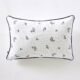 Coussin ELEONORE en double gaze de coton 40 × 60 cm