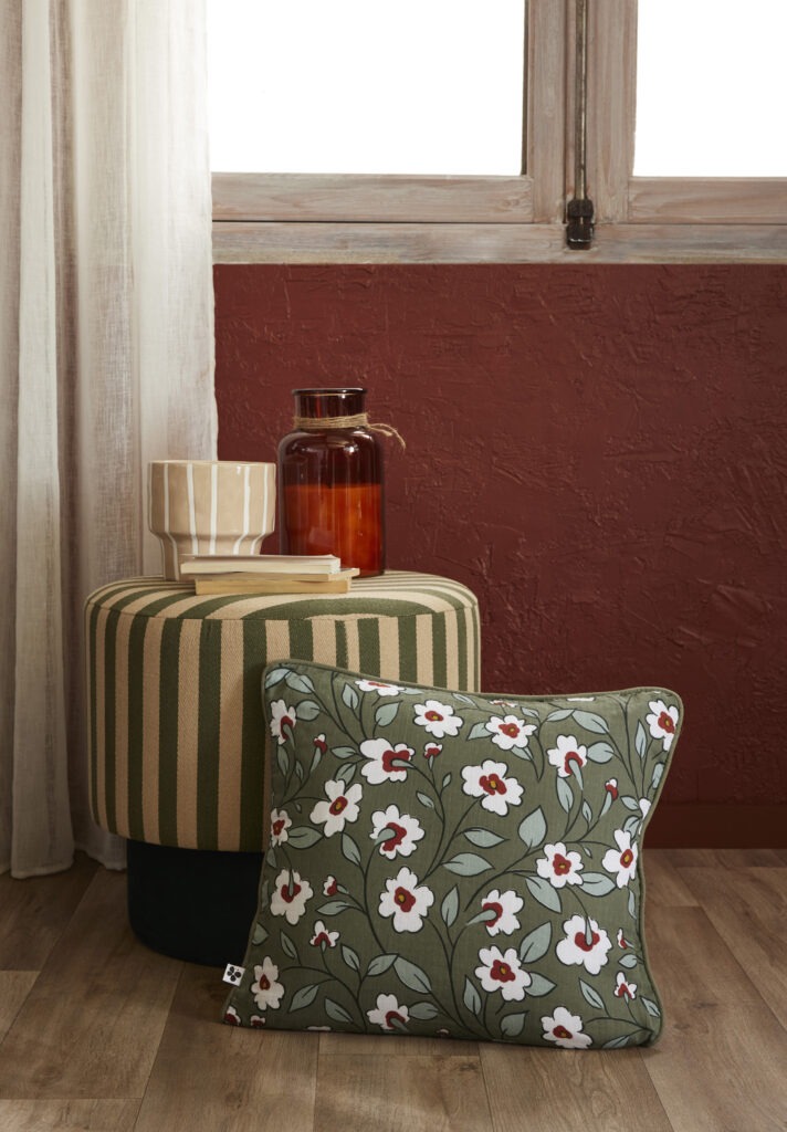 Coussin FLORA 45 × 45 cm en ambiance