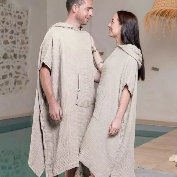 GAÏA-Poncho für Erwachsene – Pampa-Flair