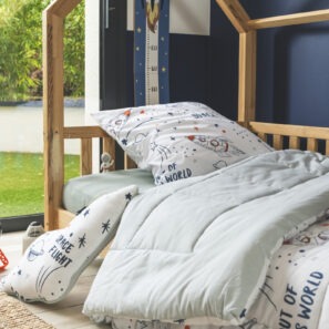 Couette imprimée GALAXIE pour chambre enfant