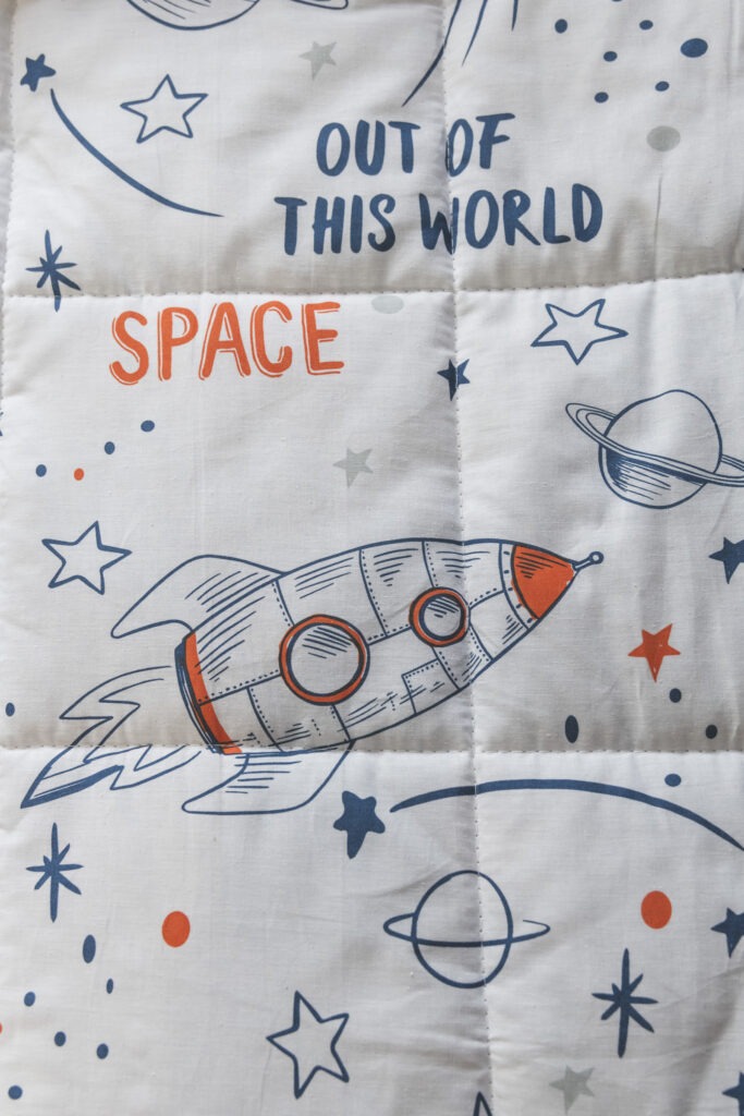 Couette imprimée GALAXIE pour chambre enfant