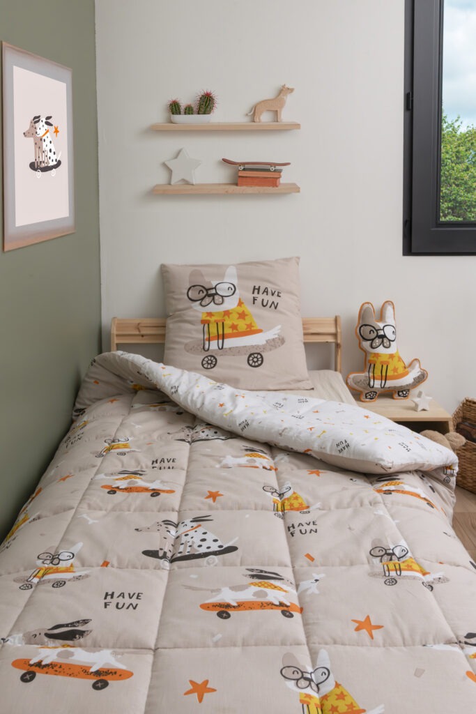 Ambiance chambre enfant avec la couette ISIDORE