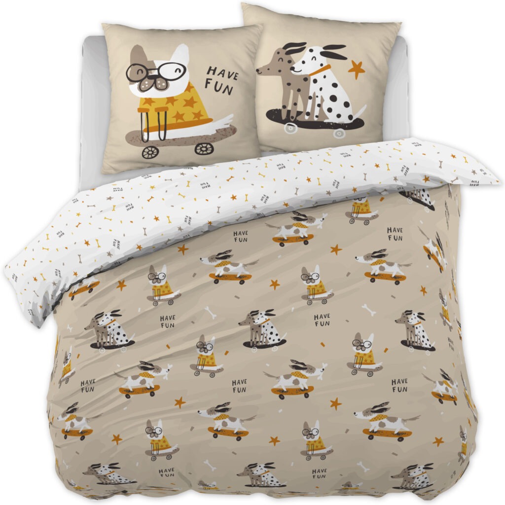 Parure de lit enfant ISIDORE avec 2 taies