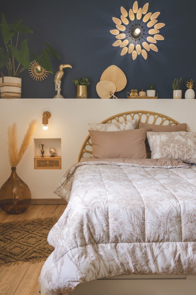 Couette JAVA dans une chambre