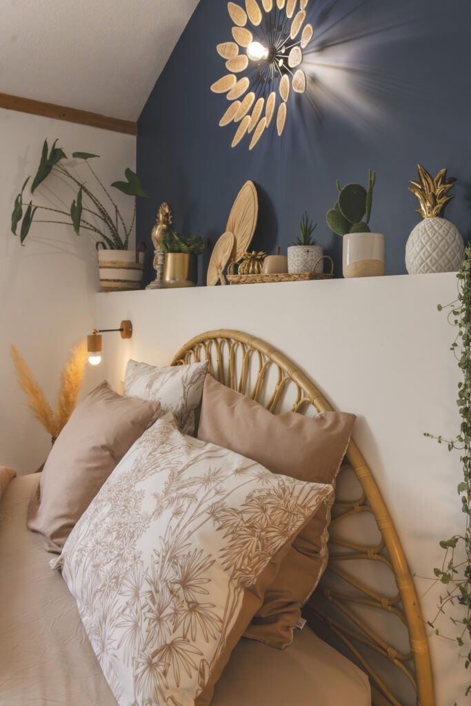 Ambiance chambre avec les taies JAVA
