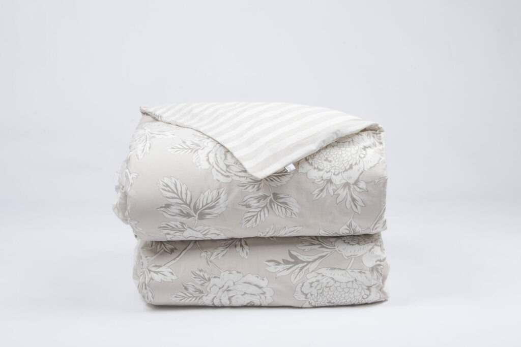 Housse de couette NORA en coton imprimé vintage
