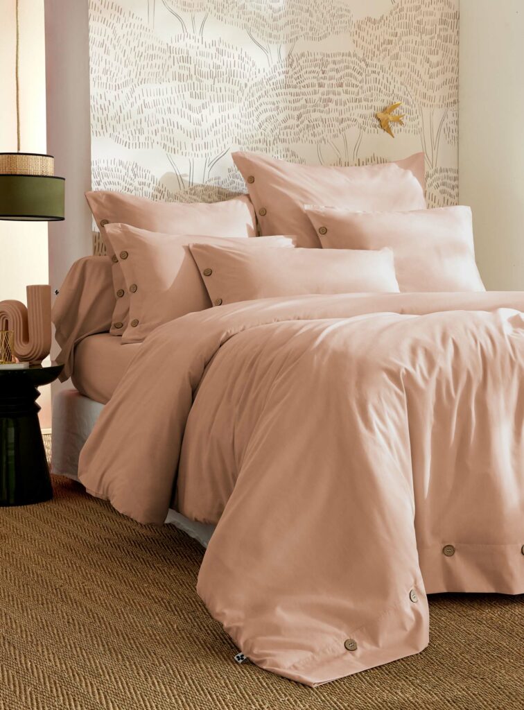 Housse de couette PERRINE - profil Blush
