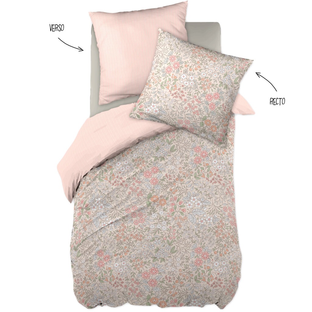 Parure enfant PIMPRENELLE 140 × 200 cm avec une taie
