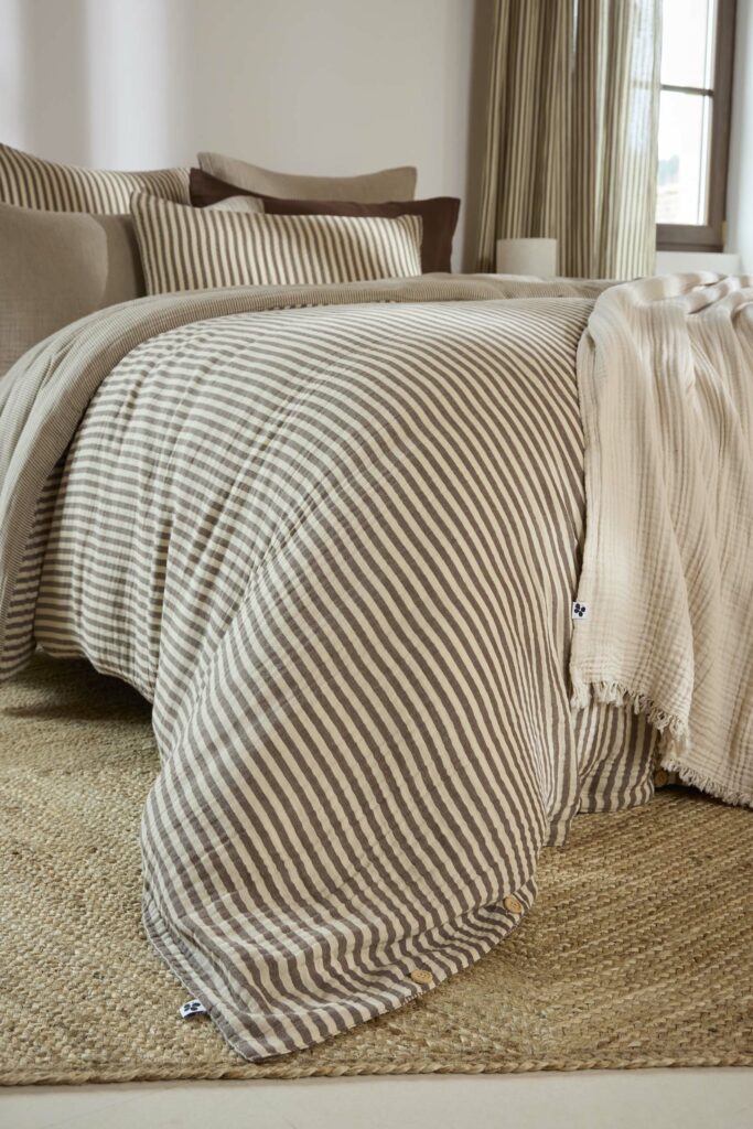 Housse de couette ROMIE Brun - amb2
