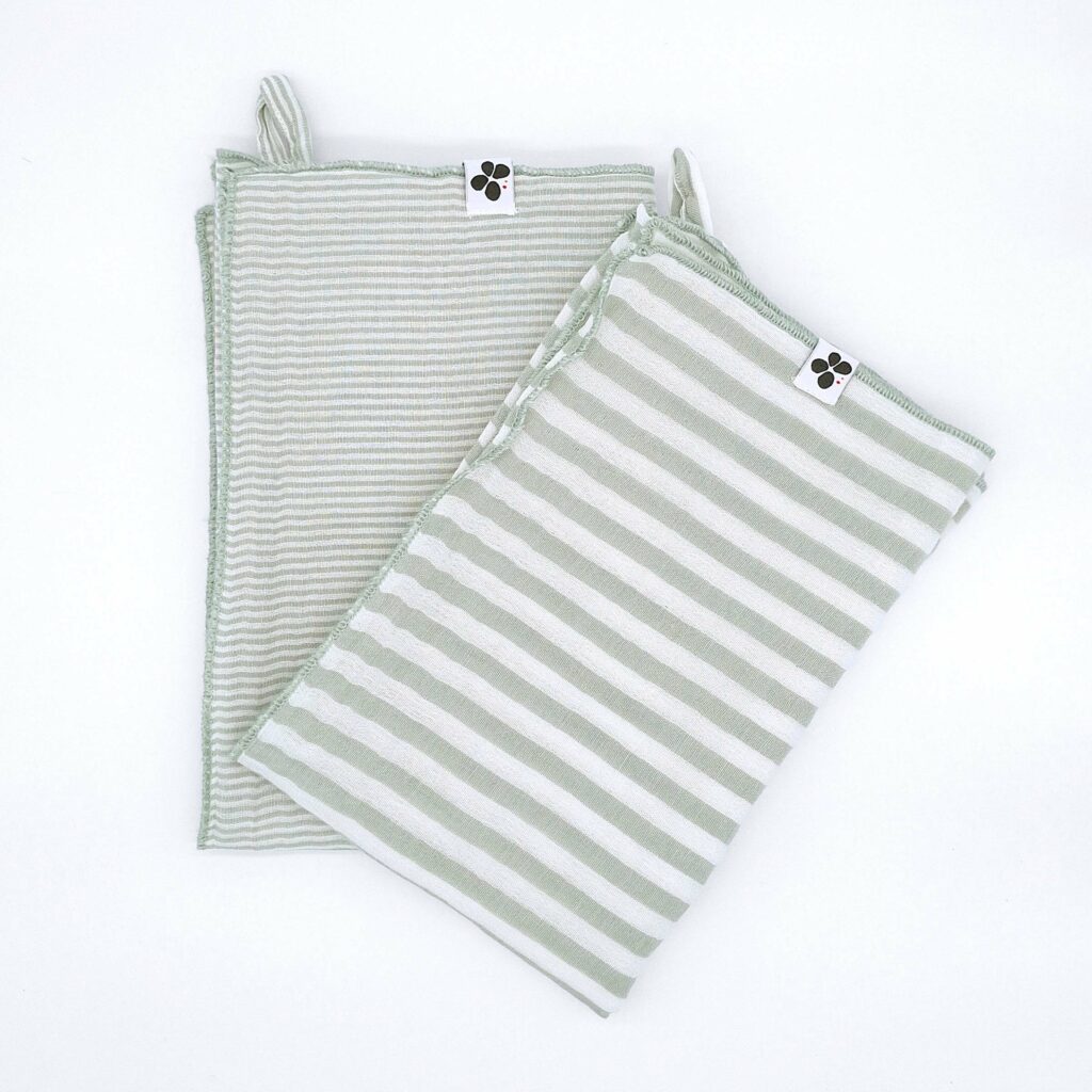 Lot de 2 essuie-mains ROMIE Eucalyptus