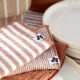 Serviettes ROMIE Abricot en ambiance