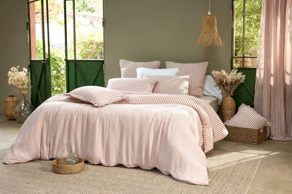 Housse de couette ROMIE Abricot - profil
