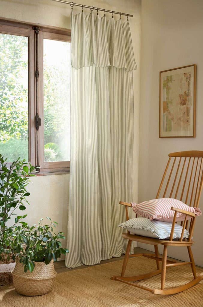 Rideau ROMIE Eucalyptus - alt