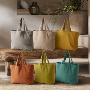 Sac shopping en coton recyclé Grace