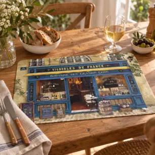 Vignobles de France ‘Boutique’ placemat, 30 x 45